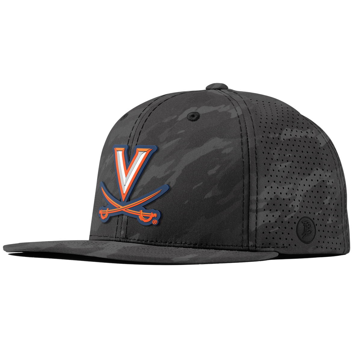 University of Virginia "Virginia Team Logo" Flat Elite Charcoal Camo