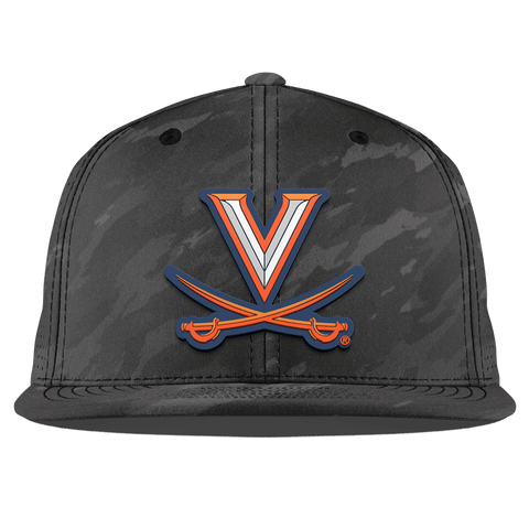 University of Virginia "Virginia Team Logo" Flat Elite Charcoal Camo