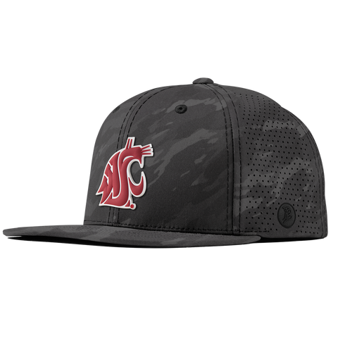 Washington State University "Washington State Team Logo" Flat Elite Charcoal Camo