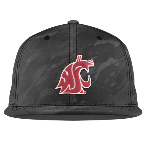Washington State University "Washington State Team Logo" Flat Elite Charcoal Camo