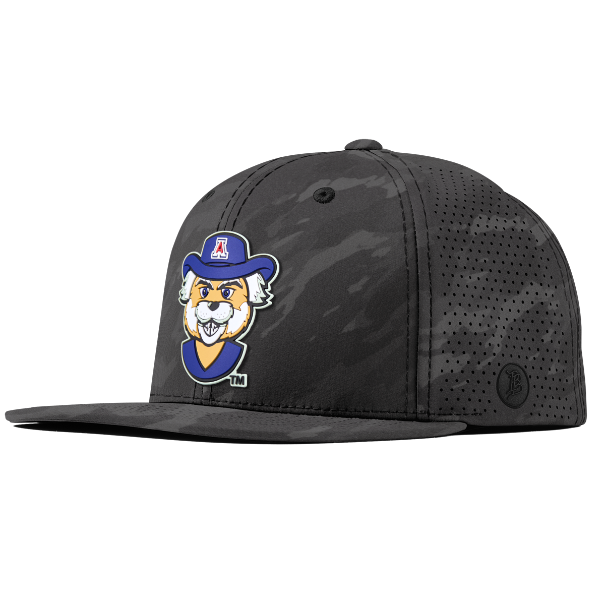 University of Arizona "Wilbur The Wildcat" Flat Elite Charcoal Camo