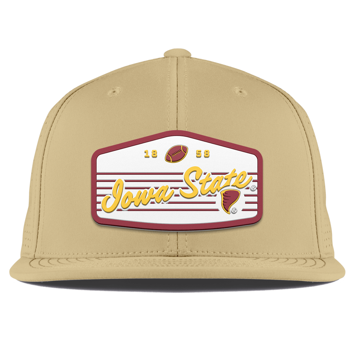 Iowa State University "Cyclones Football" Flat Elite Desert