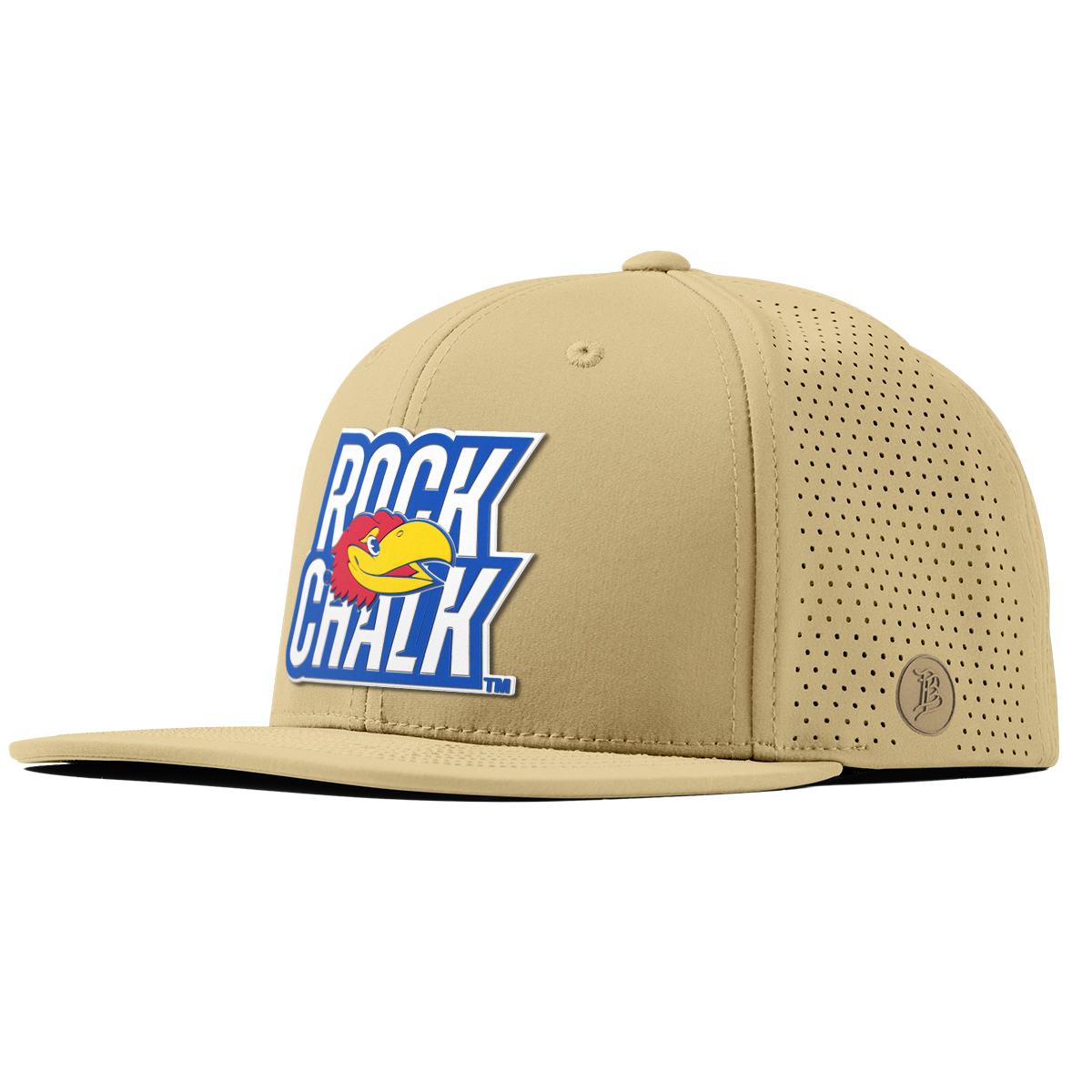 University of Kansas "Kansas Rock Chalk Block" Flat Elite Desert