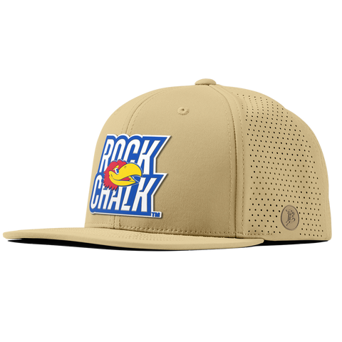 University of Kansas "Kansas Rock Chalk Block" Flat Elite Desert