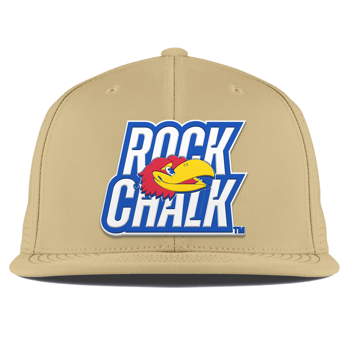 University of Kansas "Kansas Rock Chalk Block" Flat Elite Desert
