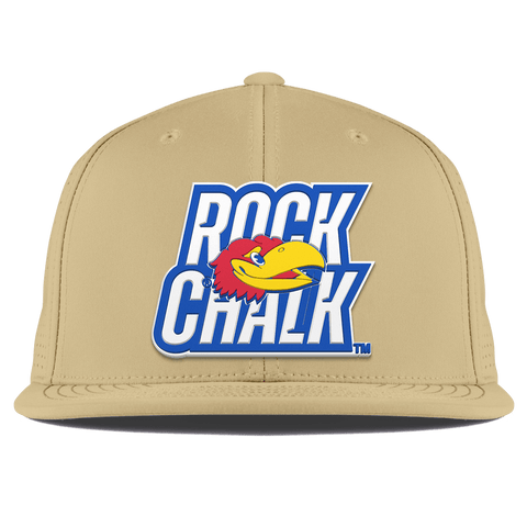 University of Kansas "Kansas Rock Chalk Block" Flat Elite Desert