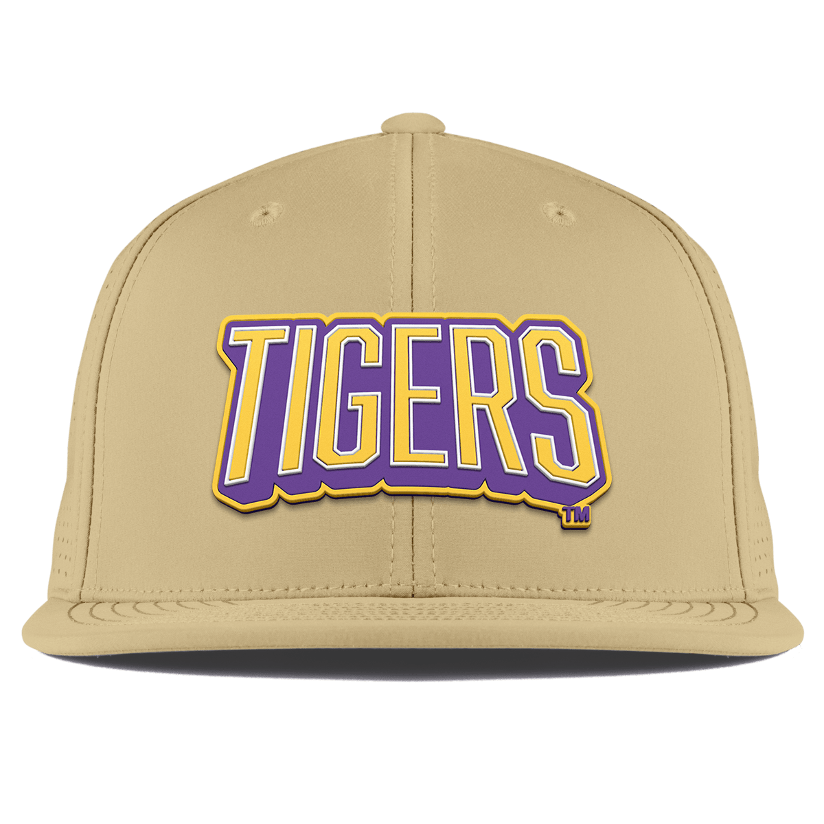Louisiana State University "LSU Tigers Block" Flat Elite Desert