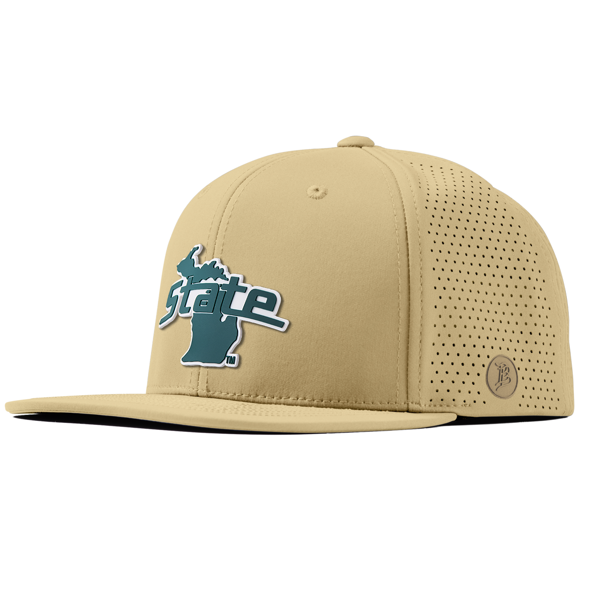 Michigan State University "Michigan State Outline" Flat Elite Desert