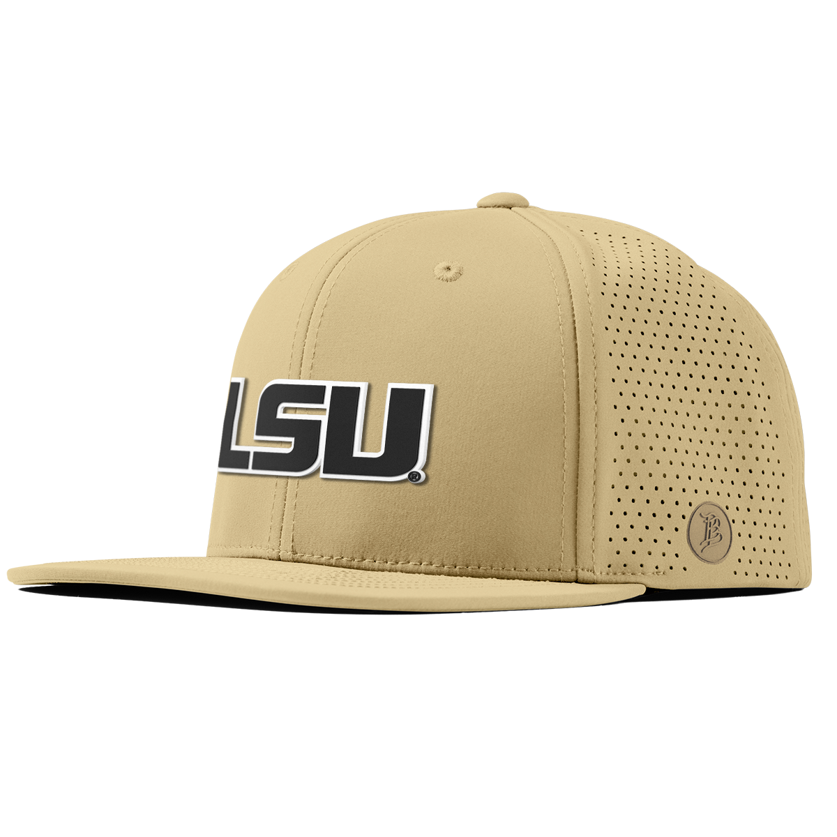 Louisiana State University "Vintage LSU Block" Flat Elite Desert 