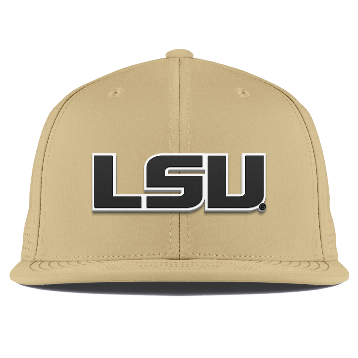 Louisiana State University "Vintage LSU Block" Flat Elite Desert 