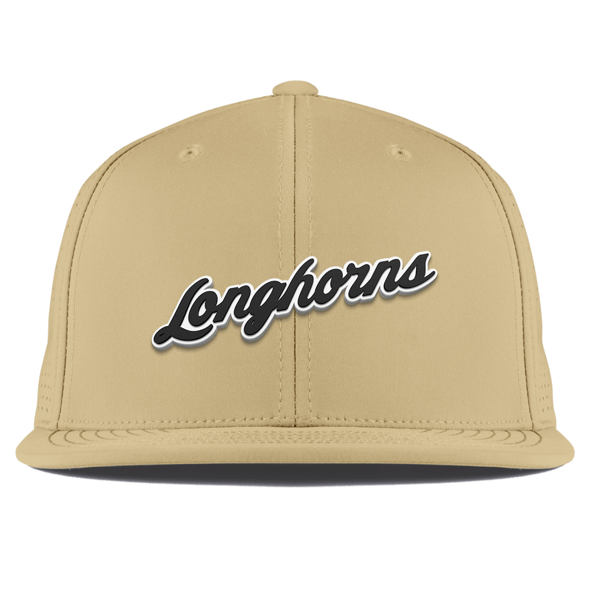 University of Texas "Vintage Texas Longhorn Script" Flat Elite Desert