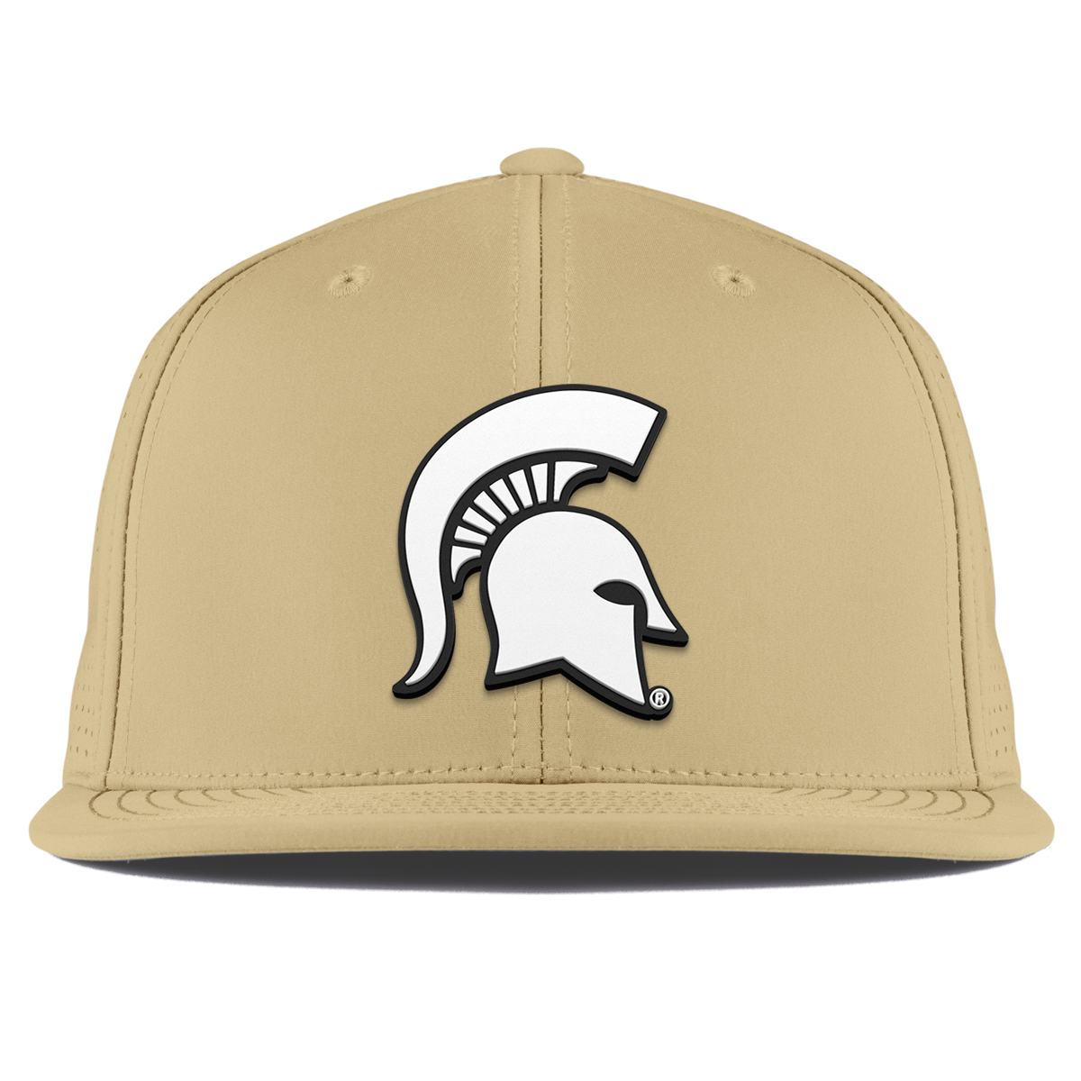 Michigan State University "Vintage MSU Team Logo" Flat Elite Desert