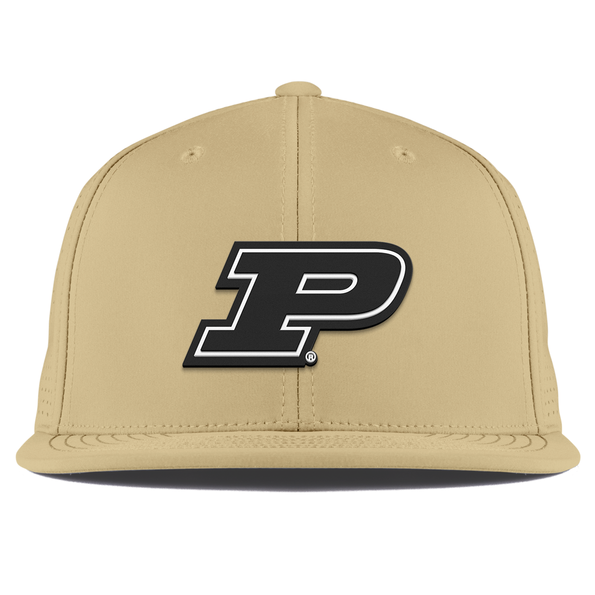 Purdue University "Vintage Purdue Team Logo" Flat Elite Desert 