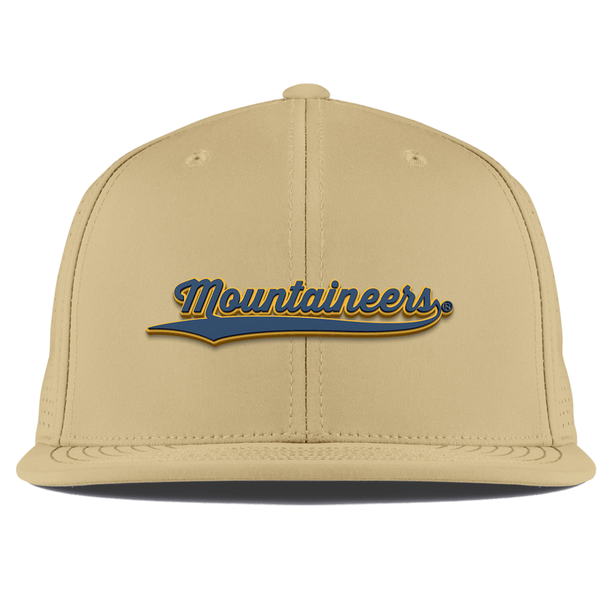 West Virginia University "West Virginia Mountaineers Script" Flat Elite Desert