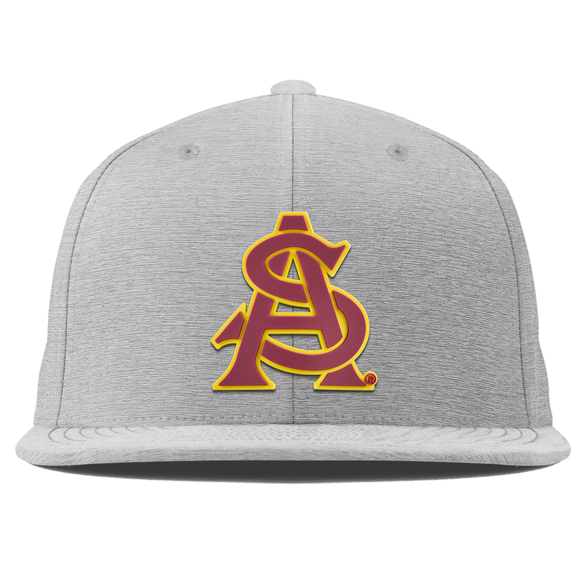 Arizona State University "ASU Baseball and Gold" Flat Elite Heather Gray