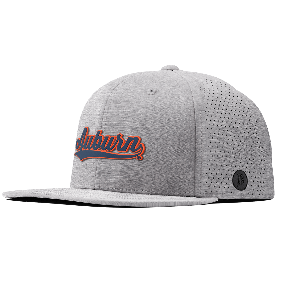 Auburn University "Auburn Script" Flat Elite Heather Gray