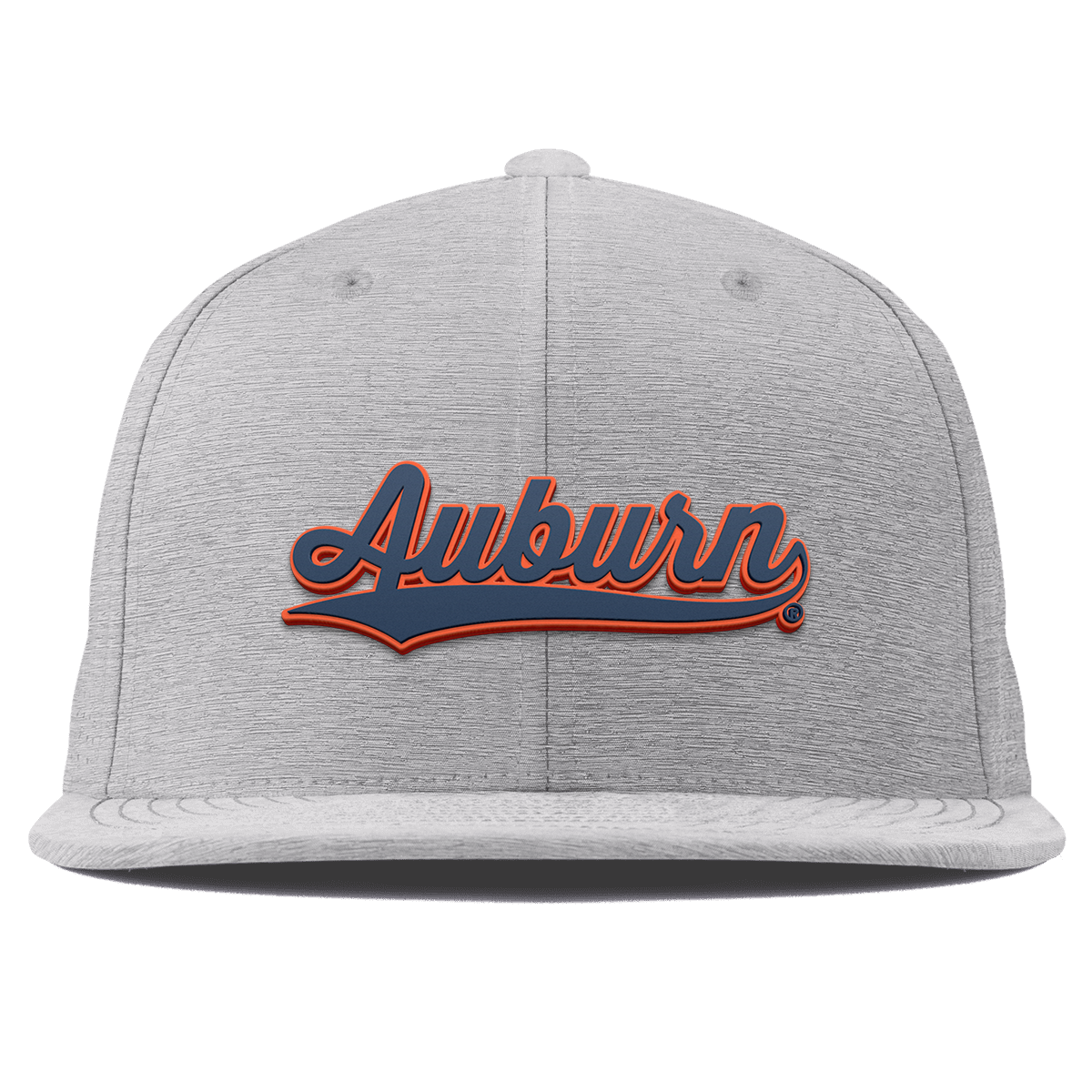 Auburn University "Auburn Script" Flat Elite Heather Gray