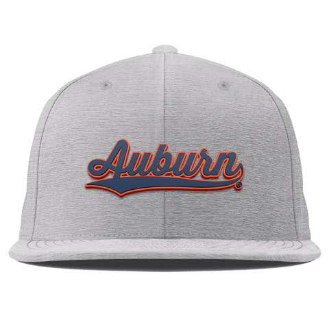 Auburn University "Auburn Script" Flat Elite Heather Gray