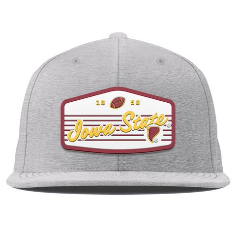 Iowa State University "Cyclones Football" Flat Elite Heather Gray