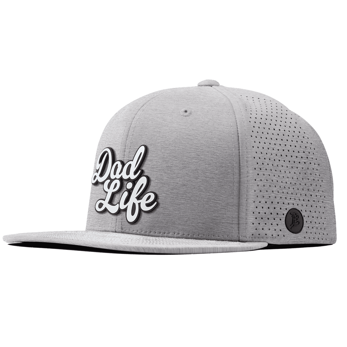 Dad Life Script Elite Classic Heather Gray