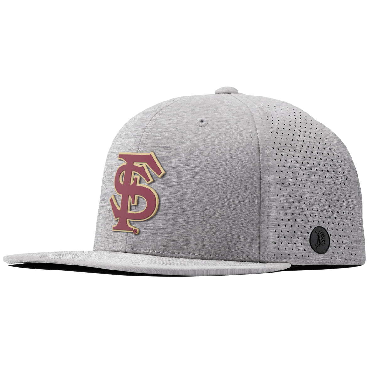 Florida State University "FSU Block" Flat Elite Heather Gray