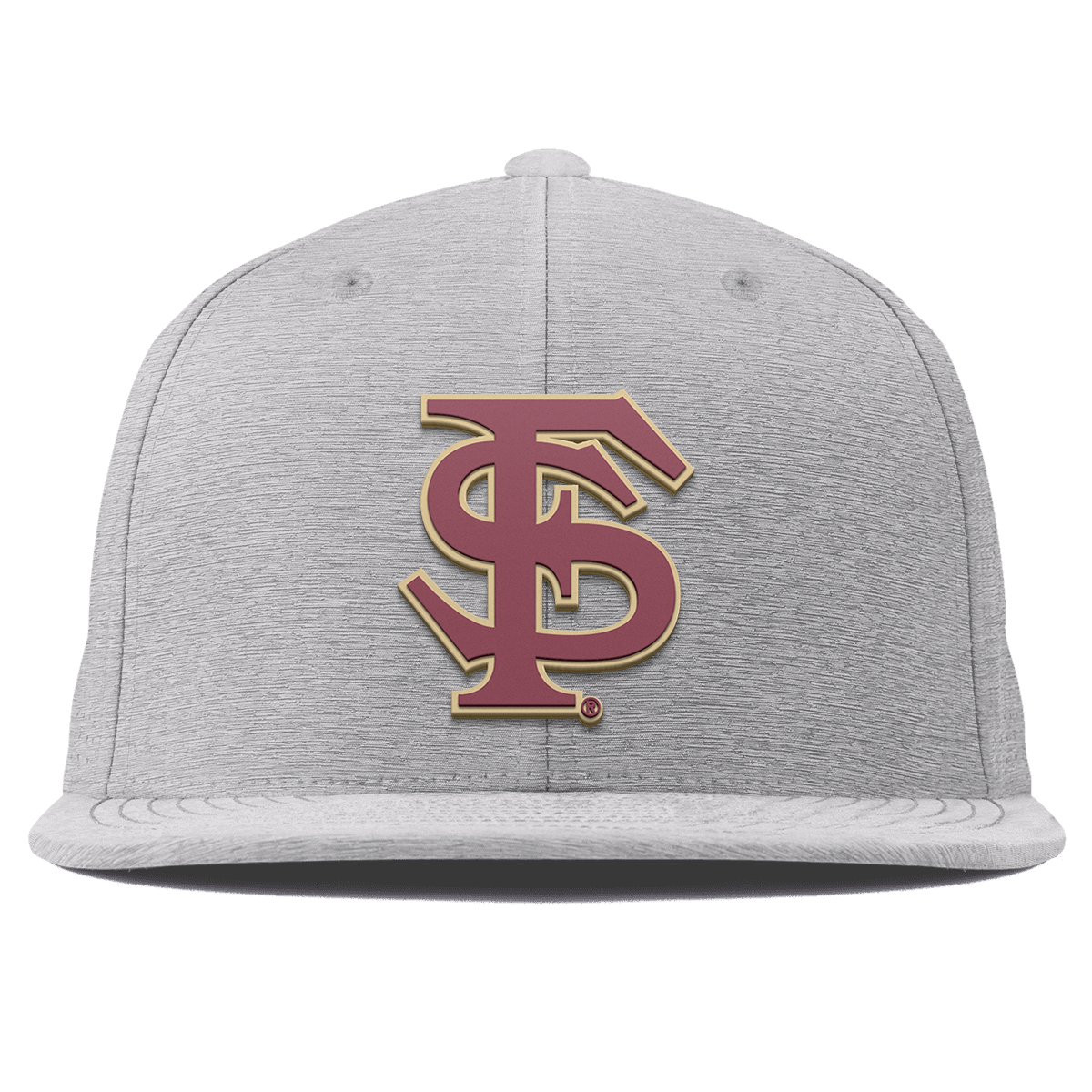 Florida State University "FSU Block" Flat Elite Heather Gray