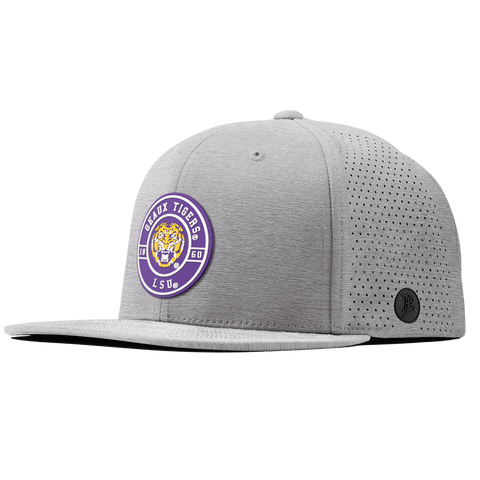 Louisiana State University "Geaux LSU Tigers" Flat Elite Heather Gray