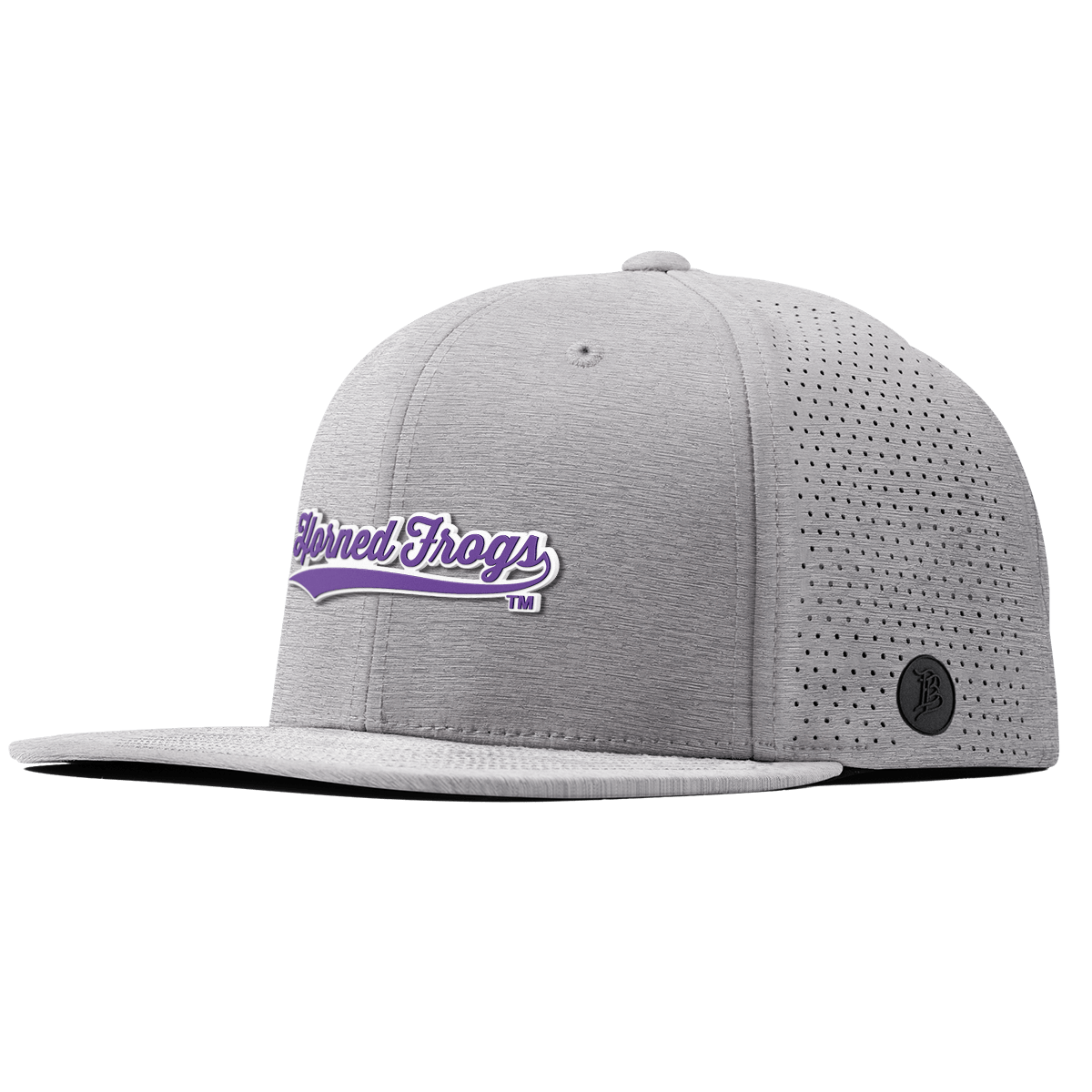 Texas Christian University "TCU Horned Frogs Scripts" Flat Elite Heather