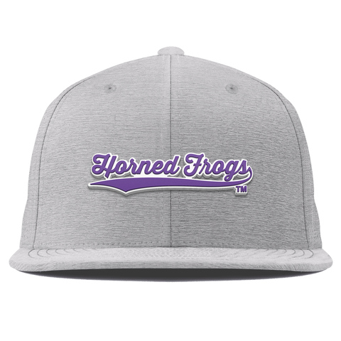 Texas Christian University "TCU Horned Frogs Scripts" Flat Elite Heather