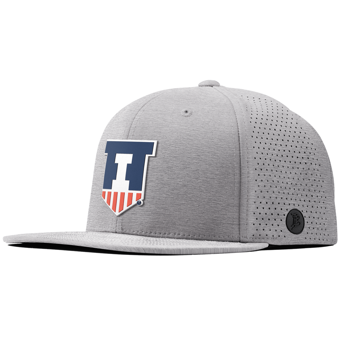 University of Illinois "Illinois Athletics" Flat Elite Heather Gray