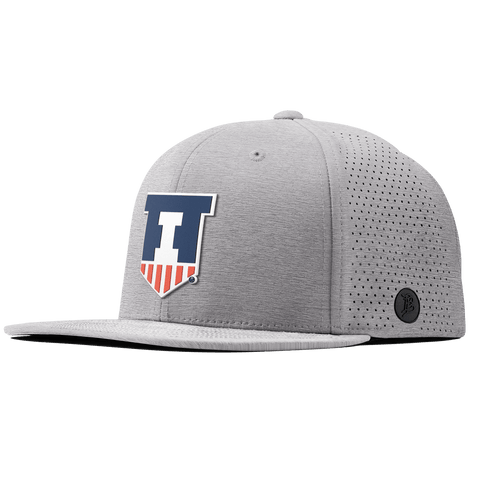 University of Illinois "Illinois Athletics" Flat Elite Heather Gray