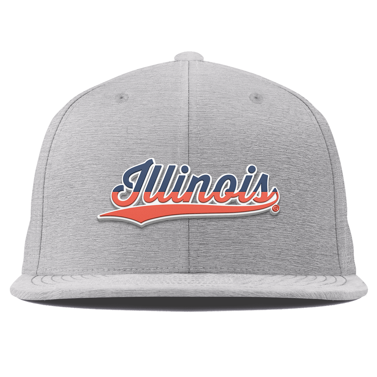 University of Illinois "Illinois Script" Flat Elite Heather Gray