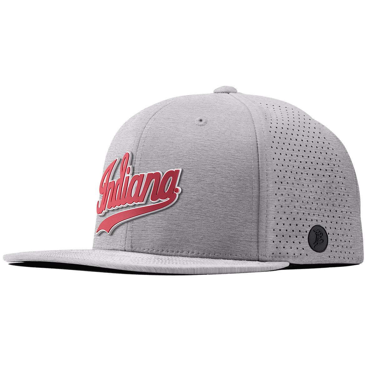 Indiana University "Indiana Script" Flat Elite Heather Gray