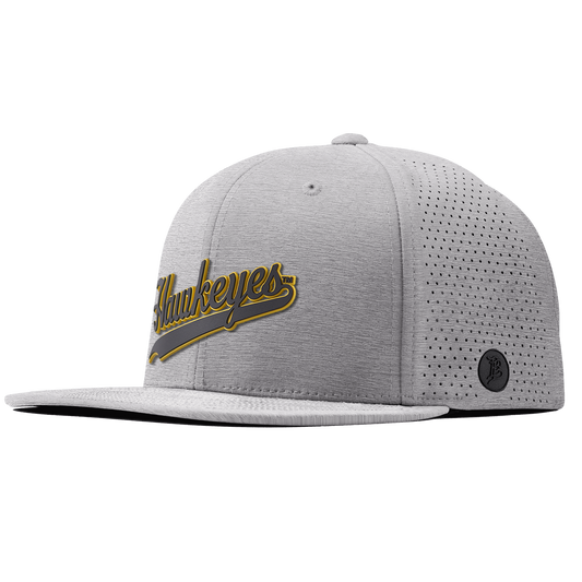 University of Iowa "Iowa Hawkeyes Script" Flat Elite Heather Gray