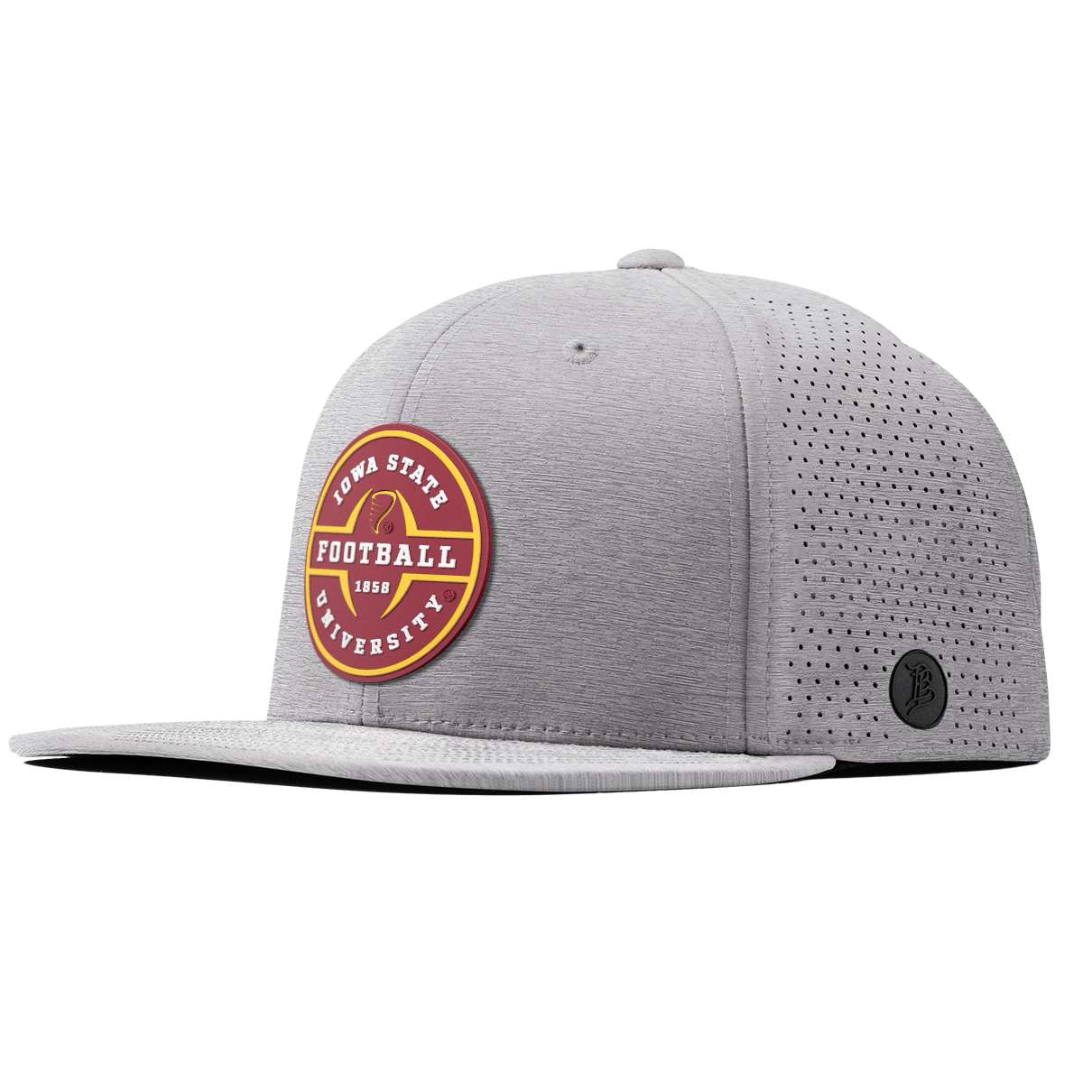 Iowa State University "Iowa State Football Legacy" Flat Elite Heather Gray