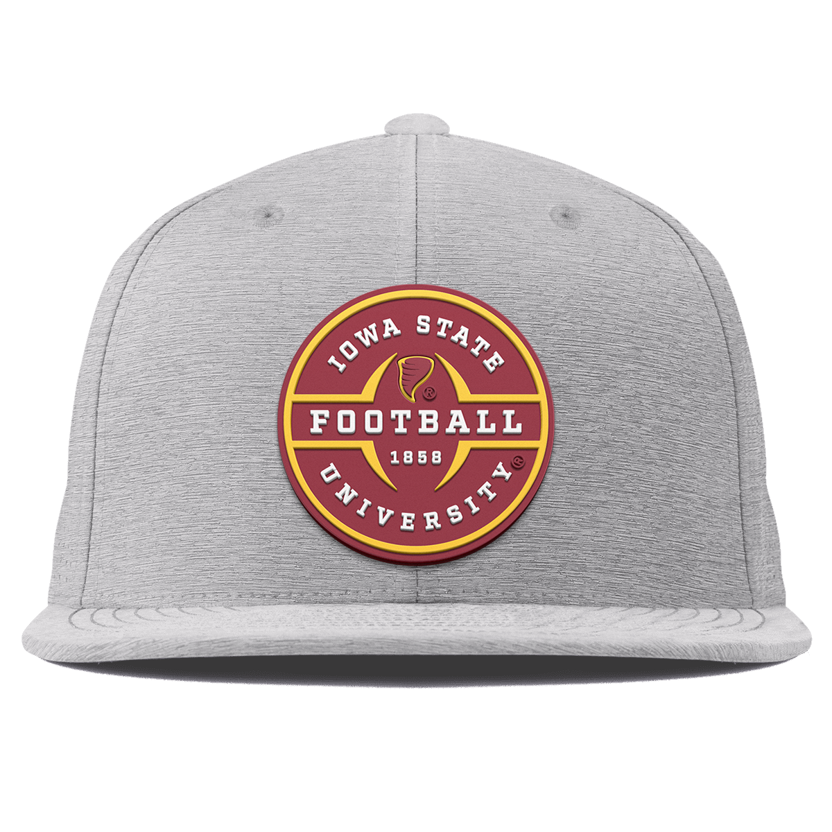 Iowa State University "Iowa State Football Legacy" Flat Elite Heather Gray
