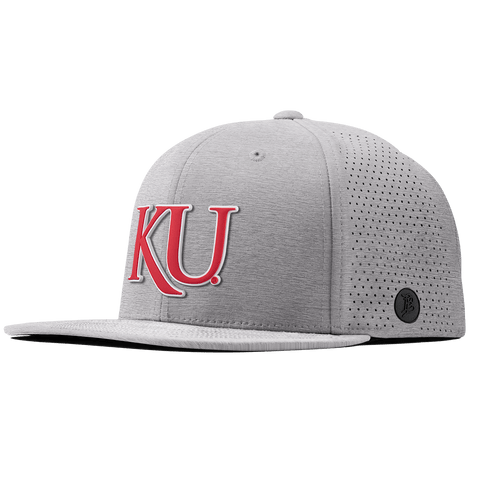 University of Kansas "KU Block" Flat Elite Heather Gray