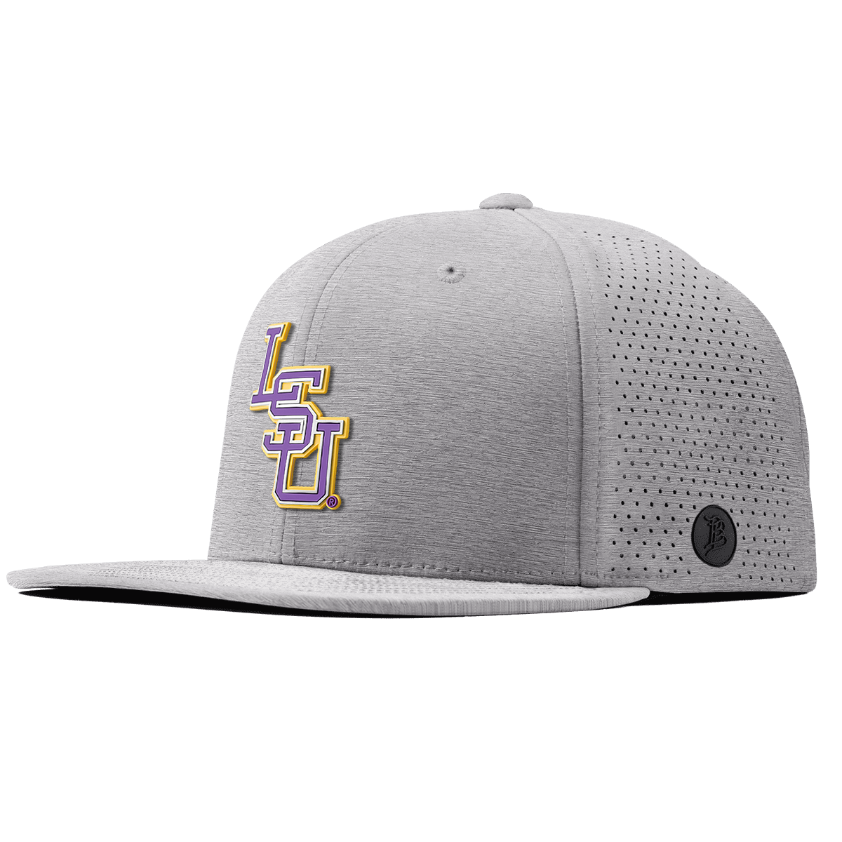 Louisiana State University "LSU Baseball Purple" Flat Elite Heather Gray