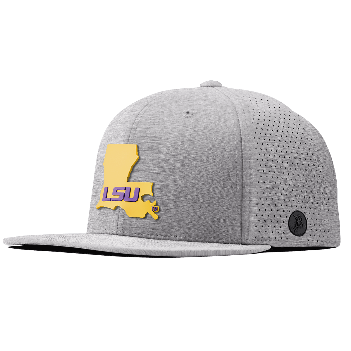 Louisiana State University "LSU Gold State" Flat Elite Heather Gray