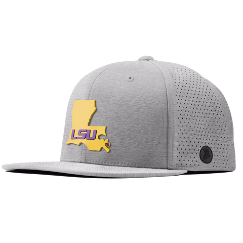 Louisiana State University "LSU Gold State" Flat Elite Heather Gray
