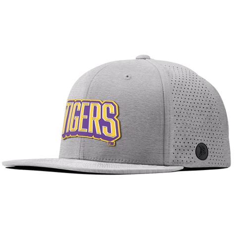 Louisiana State University "LSU Tigers Block" Flat Elite Heather Gray