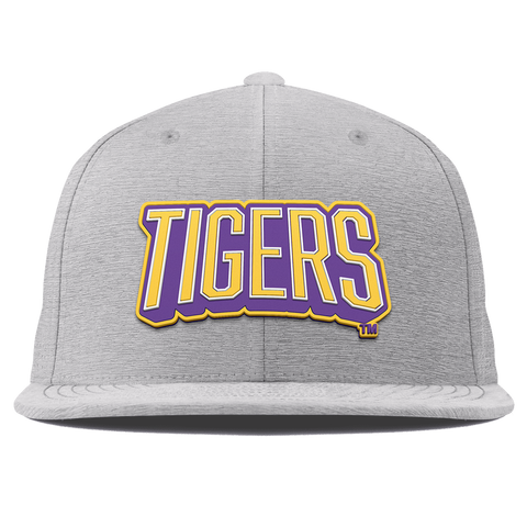 Louisiana State University "LSU Tigers Block" Flat Elite Heather Gray