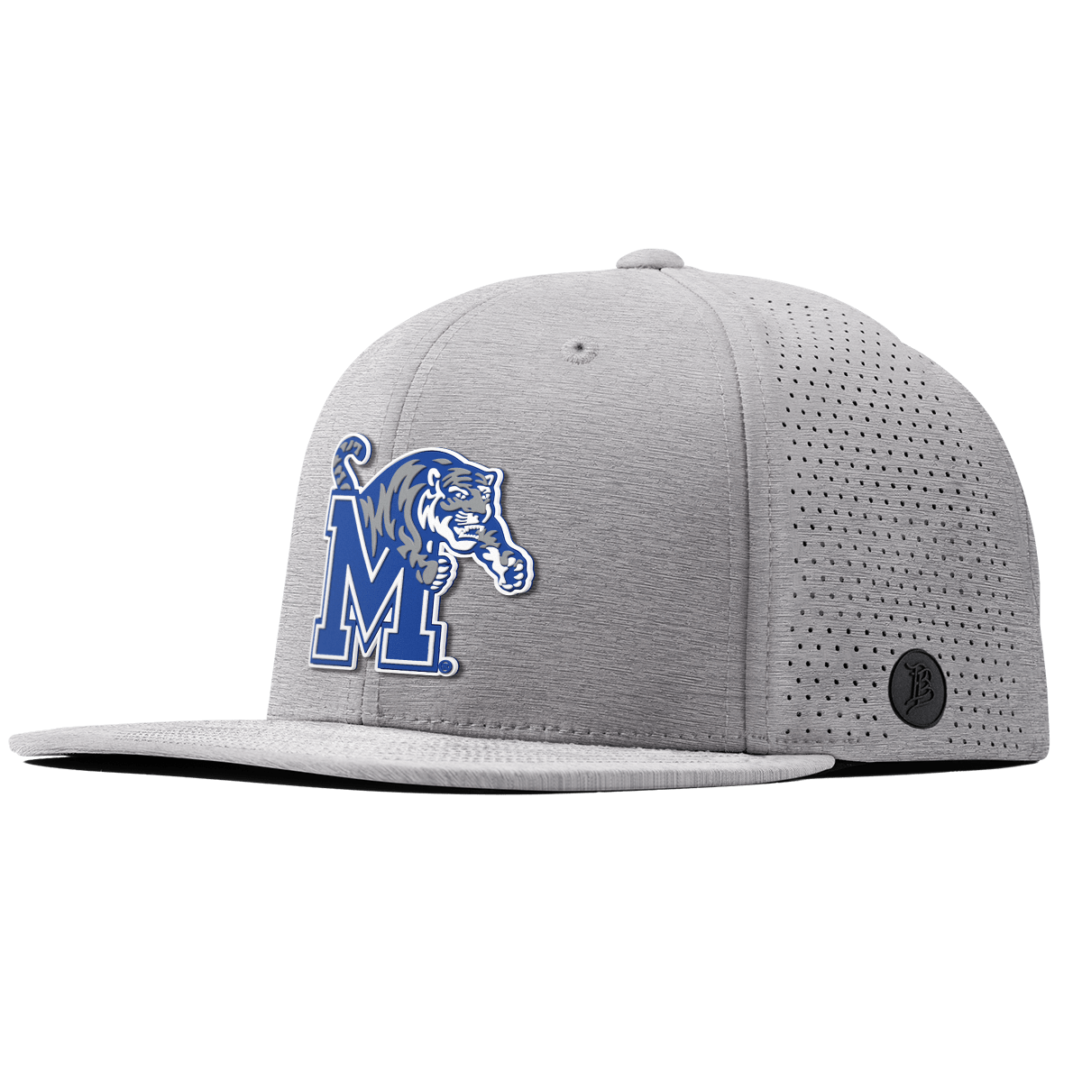 University of Memphis "Memphis Team Logo" Flat Elite Heather Gray