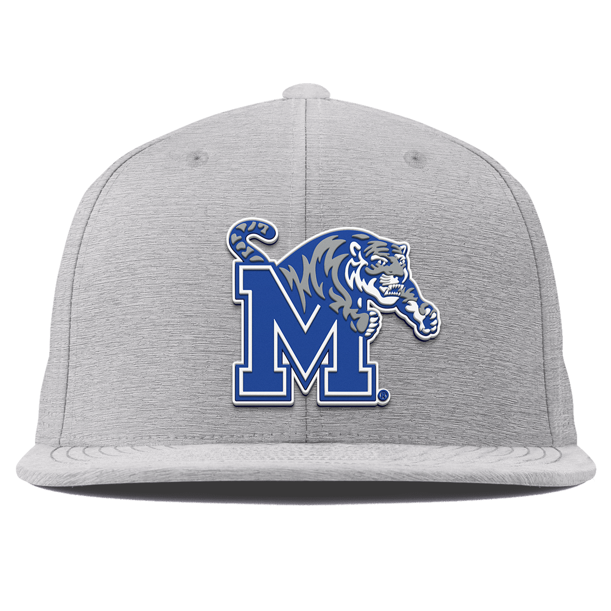 University of Memphis "Memphis Team Logo" Flat Elite Heather Gray