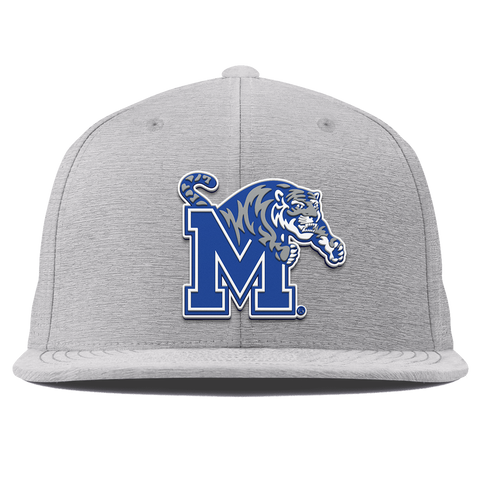 University of Memphis "Memphis Team Logo" Flat Elite Heather Gray