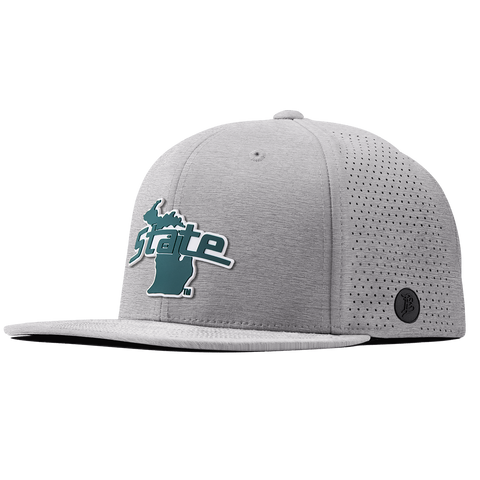 Michigan State University "Michigan State Outline" Flat Elite Heather Gray