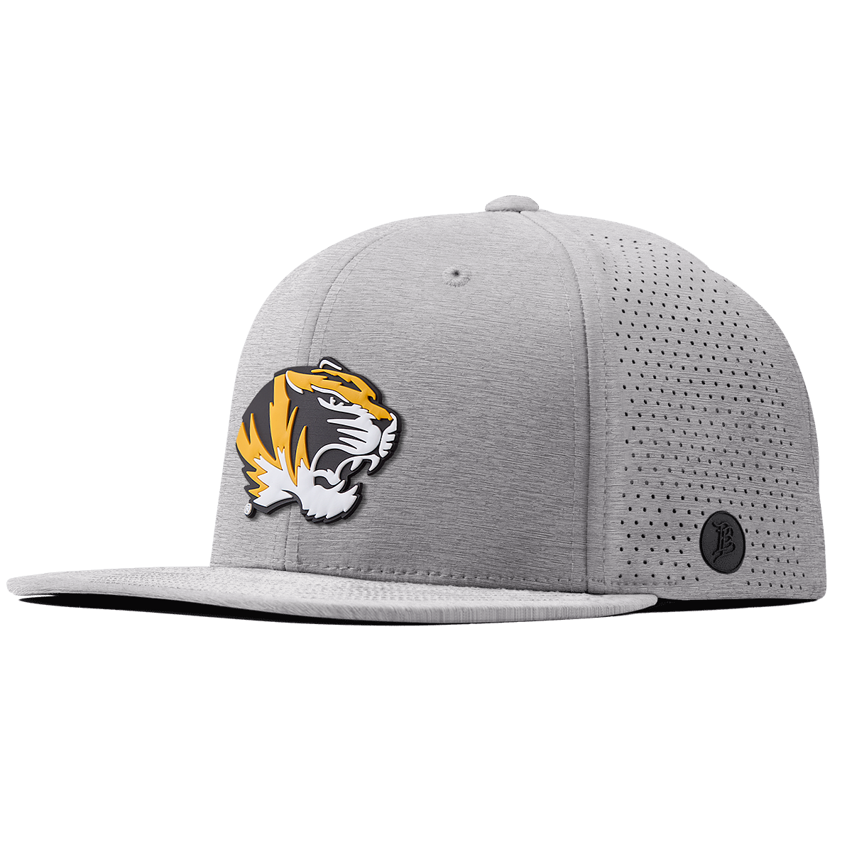 University of Missouri "Missouri Tigers Team Logo" Flat Elite Heather Gray