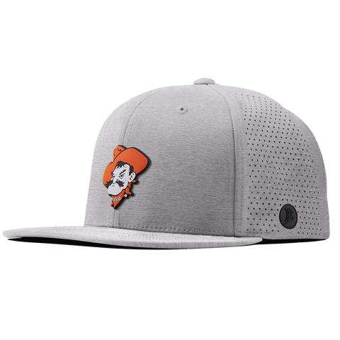 Oklahoma State University "OSU Pistol Pete" Flat Elite Heather Gray
