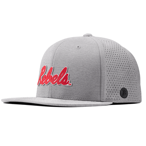 University of Mississippi "Ole Miss Crimson Rebels" Flat Elite Heather Gray