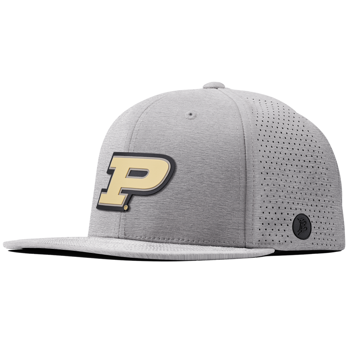 Purdue University "Purdue Block" Flat Elite Heather Gray